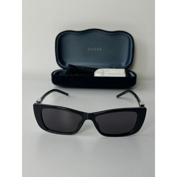NEW Gucci GG1681S Black Logo Sunglasses - Picture 3 of 6